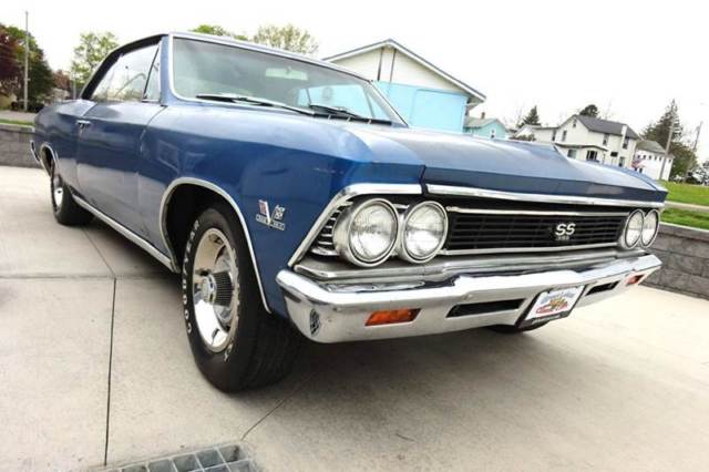 1966 chevrolet chevelle ss 396 4-spd factory air garage find low reserve