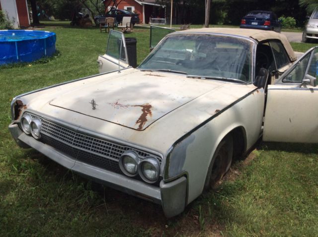 1964 lincoln continental convertible project car parts car
