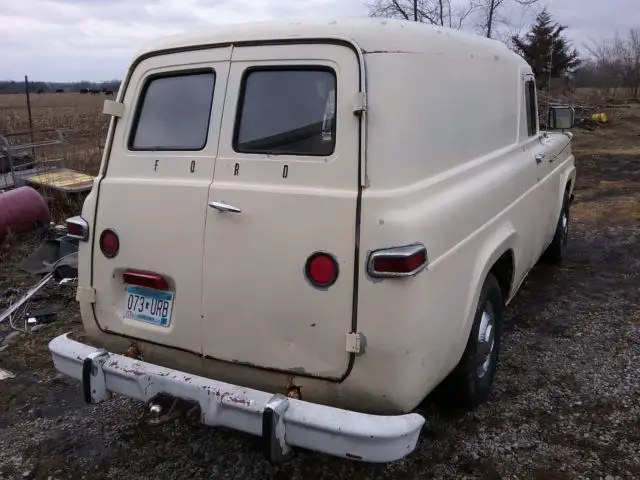1960 ford f100 panel truck 402/400 auto chevy w/ 12 bolt posi runs drives good