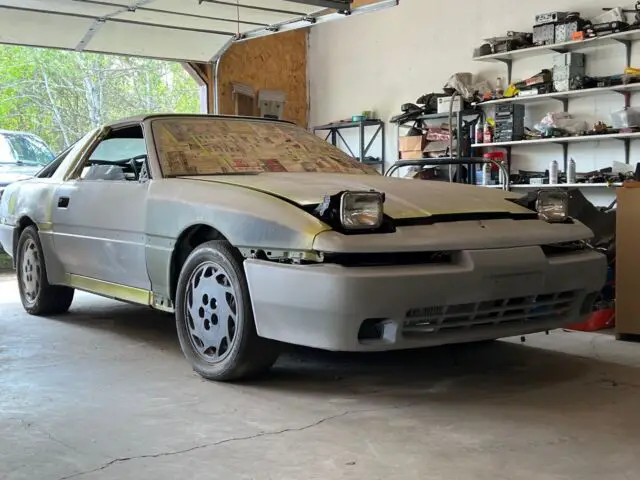 1990 toyota supra hatchback grey rwd automatic sport roof