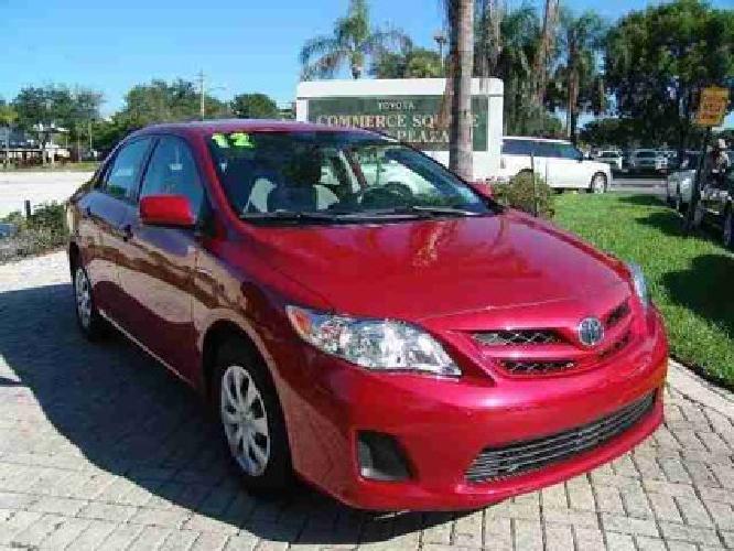 2012 toyota corolla l in coconut creek, fl