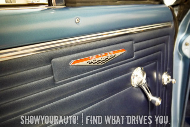 blue metallic 1965pontiacgto389 v84spd manual for sale!