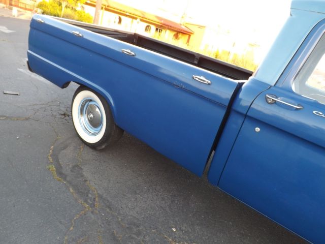 66 f100 custom cab pick-up canned ham hauler farm work truck daily hot rat rod
