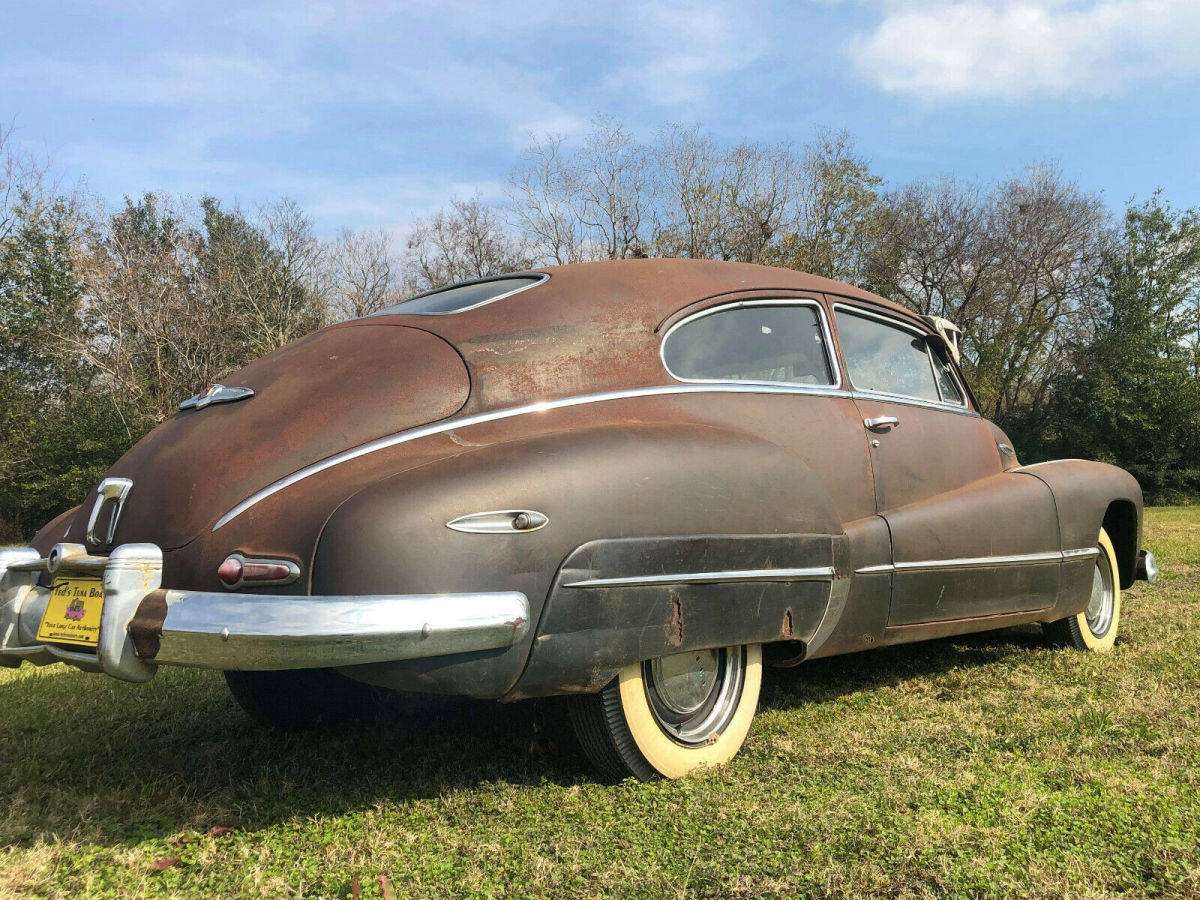 1947 buick super 2 door torpedo back ** solid barn find ** no reserve-look!!!!!!