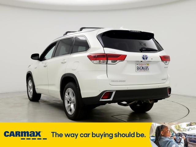 2019 toyota highlander hybrid limited