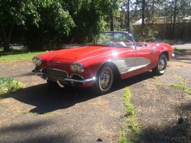 1961 chevrolet corvette,ram jet 350 v8 engine, tremick 56 6-spd trans,1783 miles