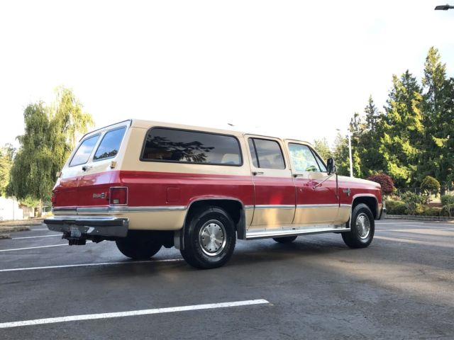 1988 chevy suburban 2wd 2500 3/4ton 7.4l 454 v8 eng only 110k miles all original