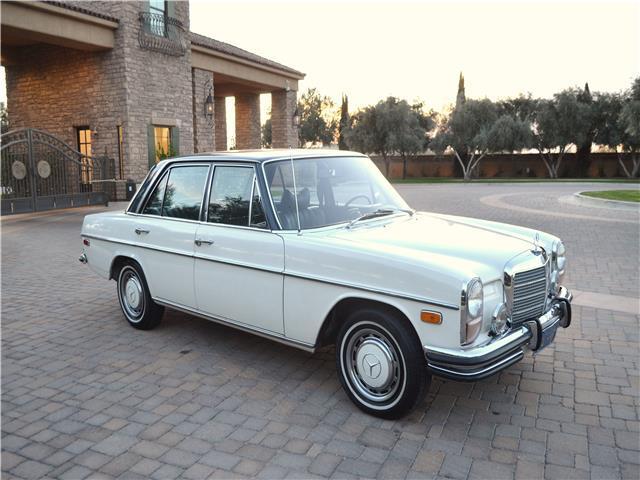 1972 mercedes-benz 250 blue plate ca car with original books