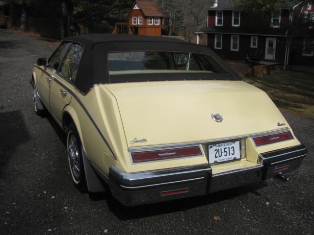 immaculate show quality 1985 seville roadster 36k original miles!