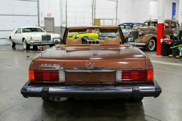 1977 mercedes-benz 450 sl 164659 miles brown 4.5l v8 automatic