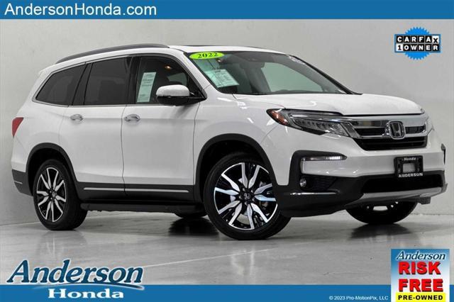 2022 honda pilot awd elite
