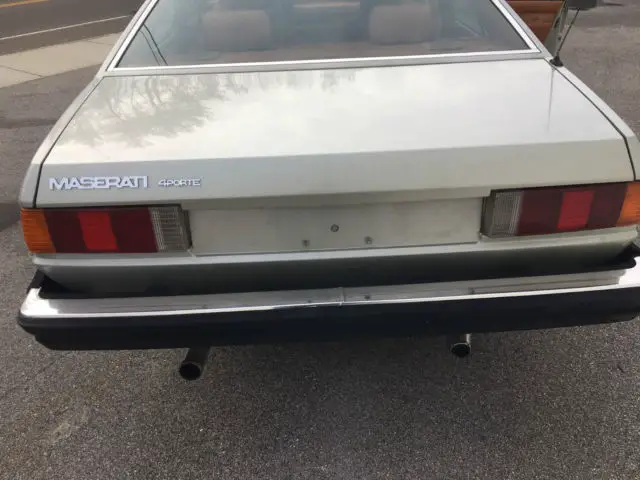 1982 maserati quattroporte series 3 4.9 v-8 no reserve