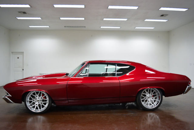 1968 chevrolet chevelle 431 miles ruby red metallic 6.0 ls v8 4l60e automatic