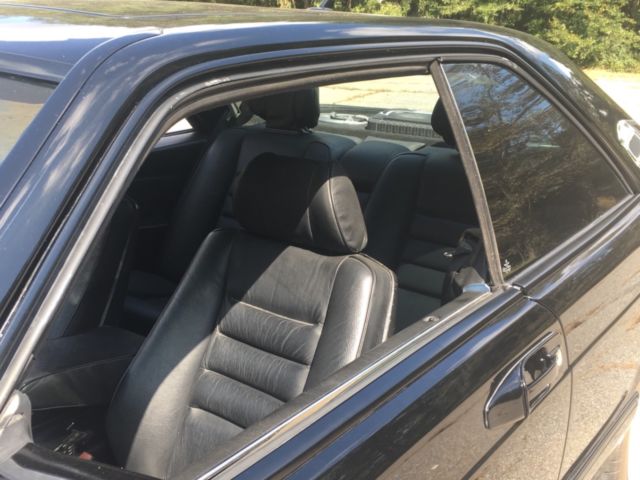 1985 mercedes benz 500 sec ls1 t56 swap hotrod ls swap black on black 6 speed