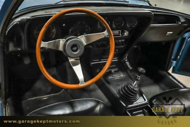 1973 opel gt strato blue metallic coupe 1.9l/102hp 4-cylinder 28137 miles