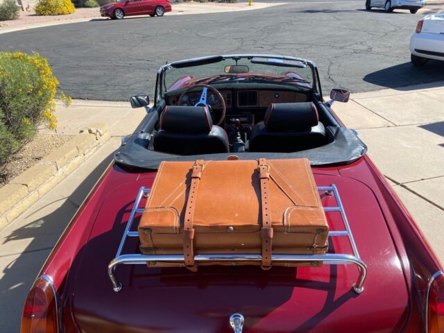 1977 mg mgb convertible red rwd manual chrome