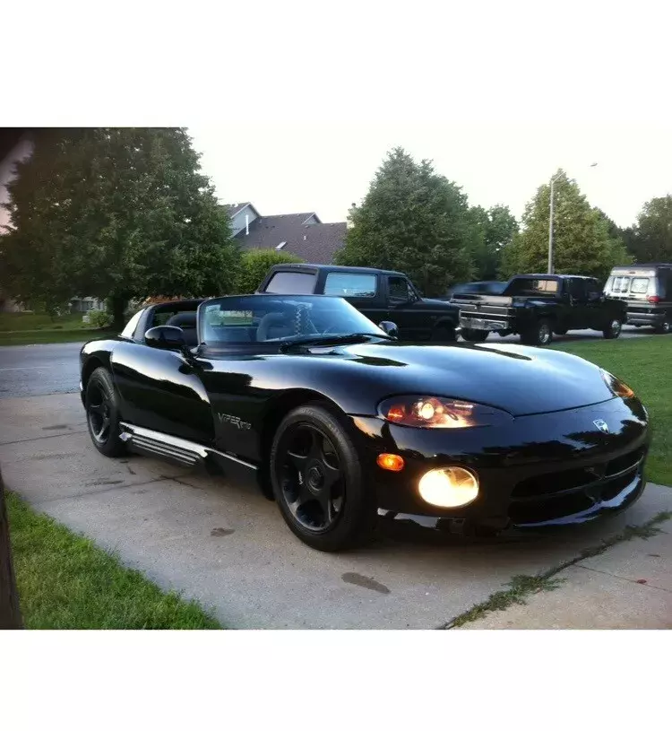 1993 dodge viper convertible black rwd manual rt-10