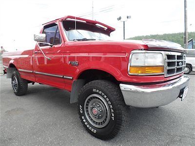 1992 ford f-250 xlt 4x4 351ci v8 5-speed manual stick shift rust free 1-owner