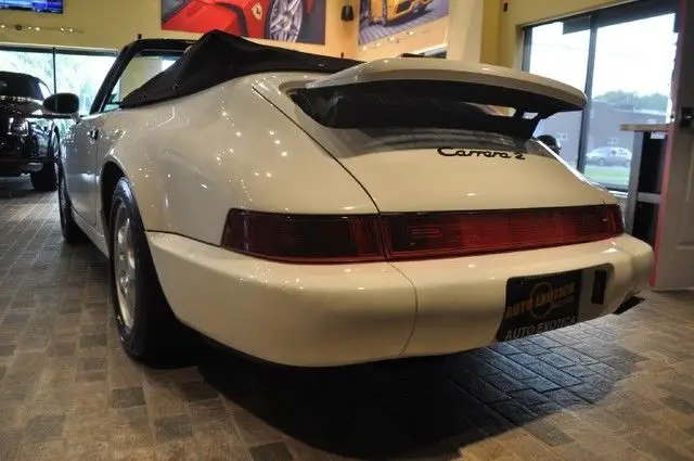 recent service new convertible top white automatic
