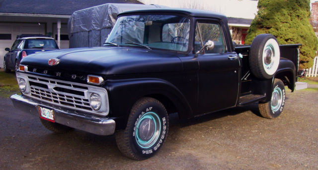 1966 ford f-100 base standard cab pickup 2-door 4.9l stepside ~ no reserve