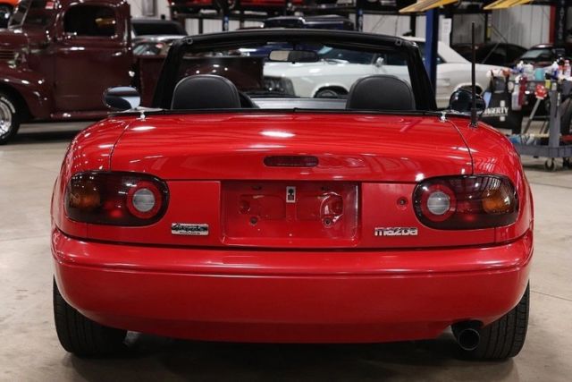 1991 mazda miata 40092 miles classic red convertible 1.6l 4 cylinder 5 speed ma