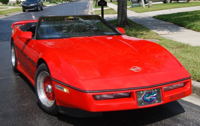 one of a kind 1984 chevrolet corvette convertible john greenwood conversion