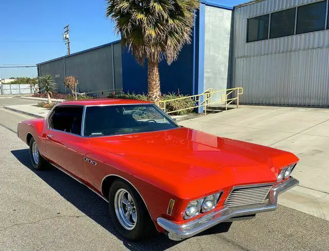 1971 buick riviera 2 door coupe gorgeous red on black
