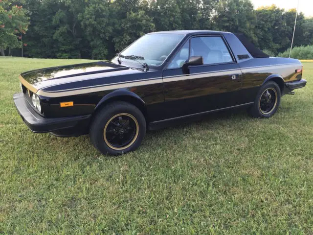 lancia zagato special edition 1981 black gold