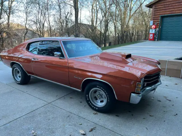unfinished project 1971 chevrolet chevelle malibu 350 engine w/aluminum heads