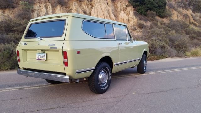 1977 international scout ii 4x4 all original rust free az/cali truck auto ac v8