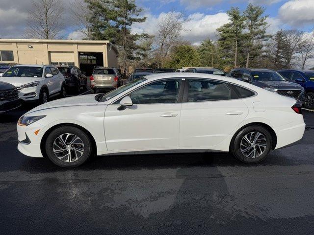 2022 hyundai sonata hybrid blue