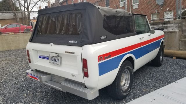 1976 international scout ii patriot w/ factory plow authentic