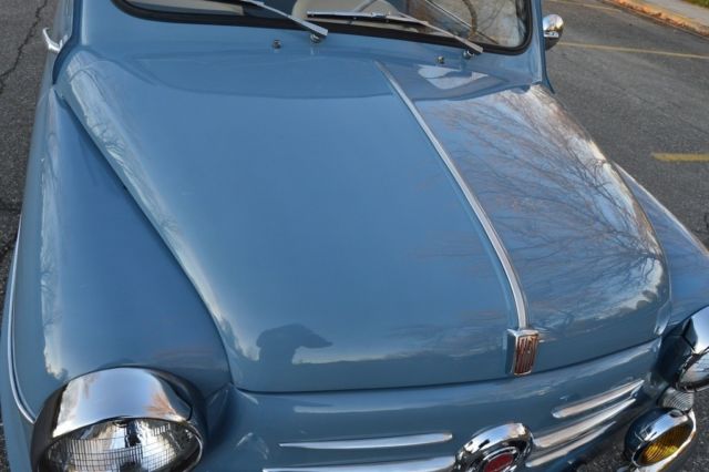 gorgeous very rare restored 1959 fiat 600 sedan