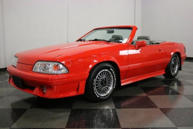 1988 ford mustang asc mclaren convertible 5.0l ho v8 4 speed automatic classic v