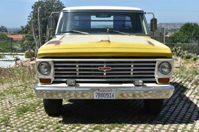 1967 ford f250 ranger pickup truck, begs for paint job "the butterfly" clean st8