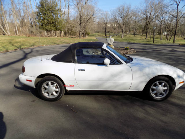 no reserve 1991 mazda miata se convertible 2-door 1.6l