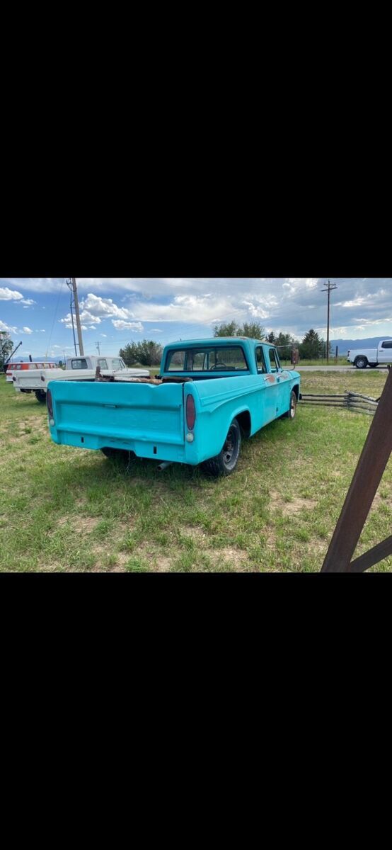 1966 dodge power wagon pickup blue rwd automatic