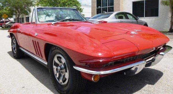 1966 corvette convertible 4 speed with air condtioning
