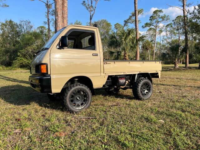 1991 daihatsu hijet pickup brown 4wd manual