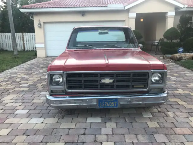 1979 chevrolet c-10 scottsdale super clean original paint unrestored ac 350