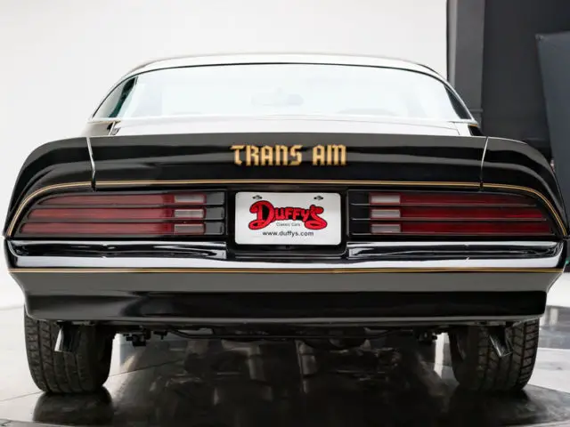 1978 pontiac trans am 6.6 liter v8 3 speed automatic coupe black