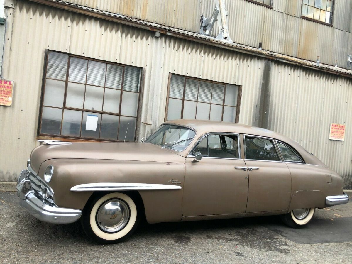 1949 lincoln cosmopolitan fastback town coupe no reserve california barn find
