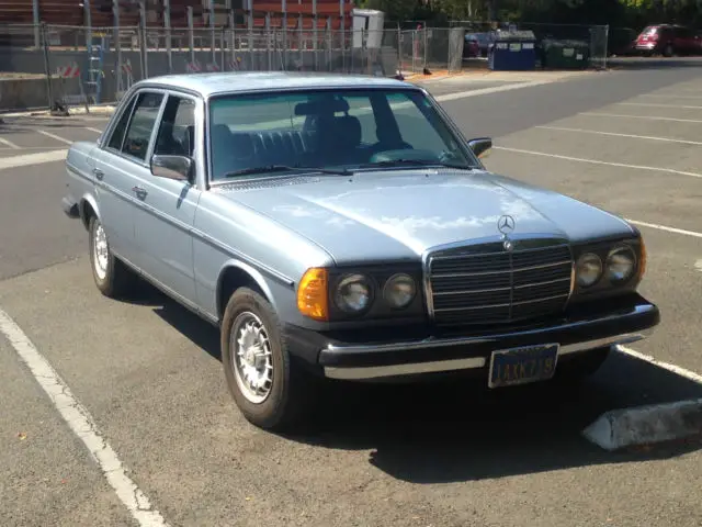 excellent blue diesel classic mercedes