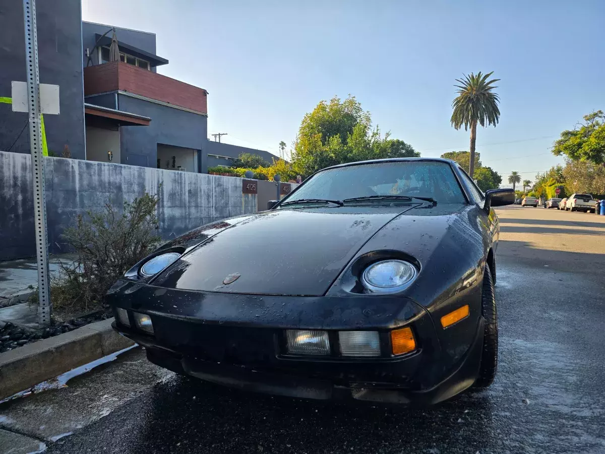 1985 porsche 928 s coupe 2-door 5.0l black with camel interior no reserve