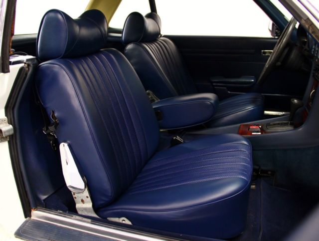 1979 mercedes benz 450 sl!! - white/ blue - only 24k miles!!