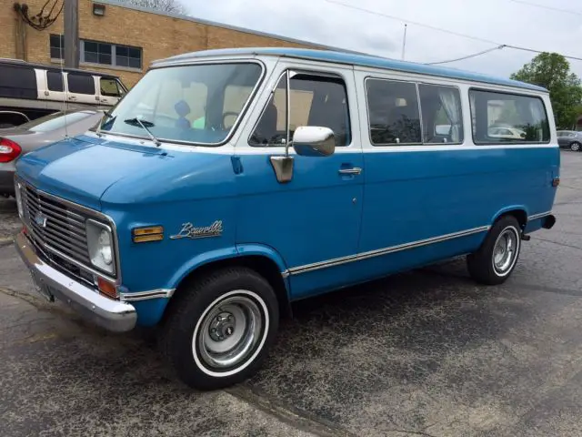 1972 chevrolet series 20 beauville sport van survivor original paint low miles
