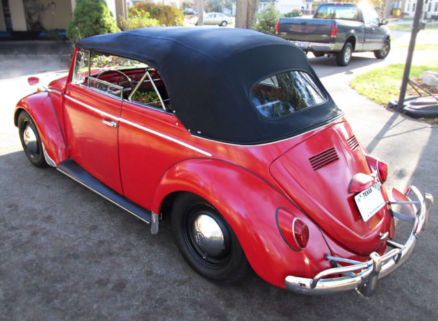vw beetle convertible, karmann cabriolet, classic, vintage volkswagen, bug, rare