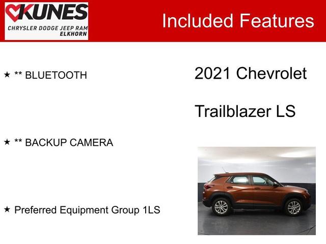 2021 chevrolet trailblazer ls