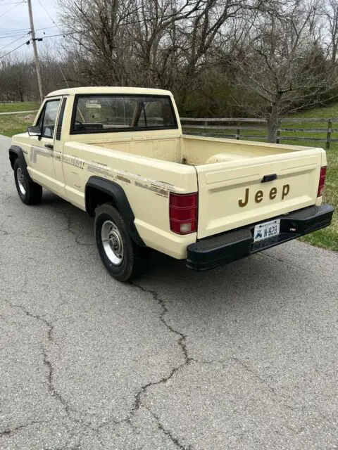 1988 jeep comanche pickup brown rwd manual