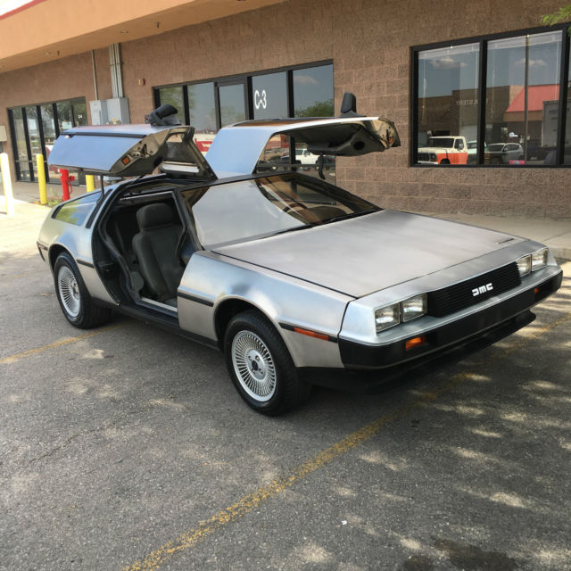 no reserve 1982 dmc delorian 5k original miles barn find sitting since 1991